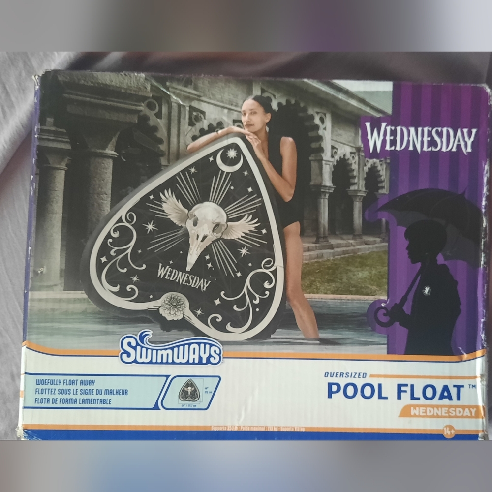 Swimways Wednesday Oversized Pool Float - Picture 1 of 5
